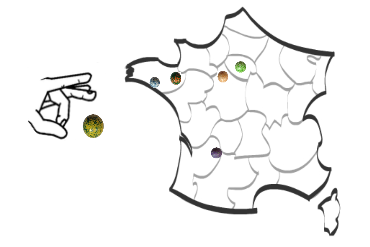 Retrouvez nos billes dans toute la France